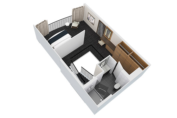 Grand Loft Suite with Balcony