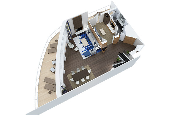 Royal Loft Suite with Balcony