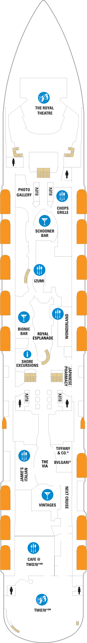 Quantum of the Seas Deck 5 deck plan