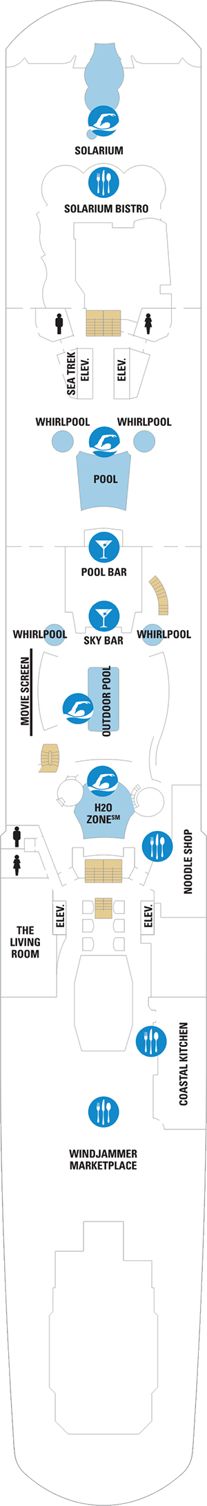 Quantum of the Seas Deck 14 deck plan