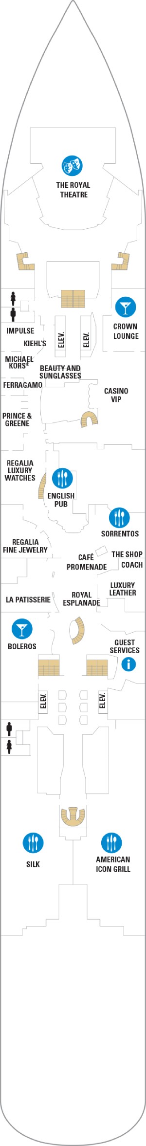 Quantum of the Seas Deck 4 deck plan