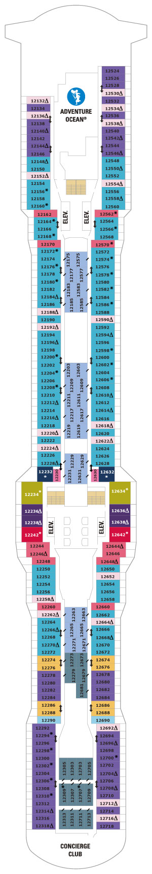 Quantum of the Seas Deck 12 deck plan