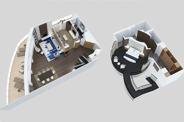 Royal Loft Suite with Balcony