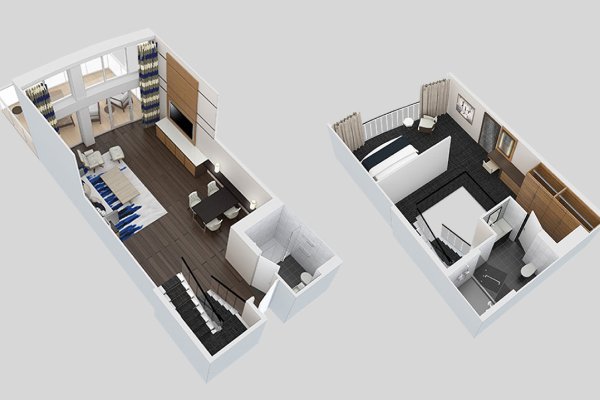 Sky Loft Suite with Balcony