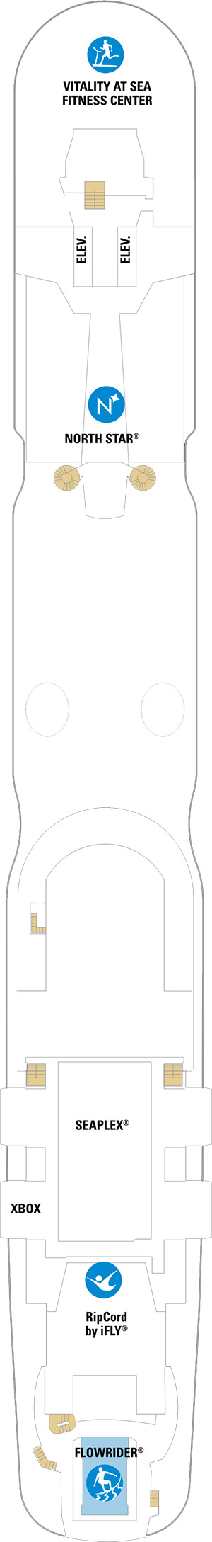 Anthem of the Seas Deck 16 deck plan