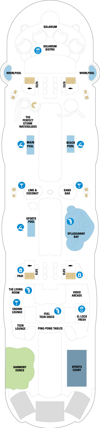 Harmony of the Seas Deck 15 deck plan