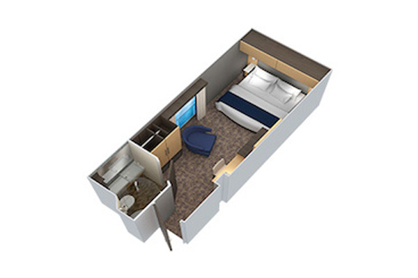 Interior Stateroom with Virtual Balcony