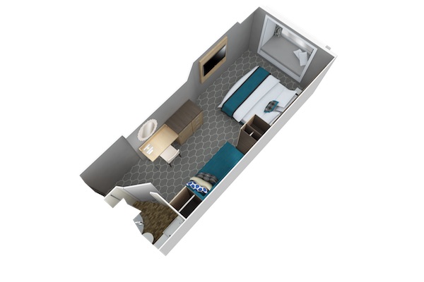 Interior Stateroom with Central Park View