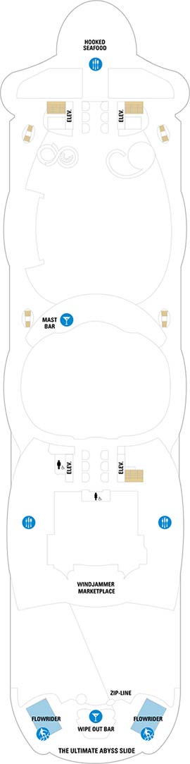 Symphony of the Seas Deck 16 deck plan
