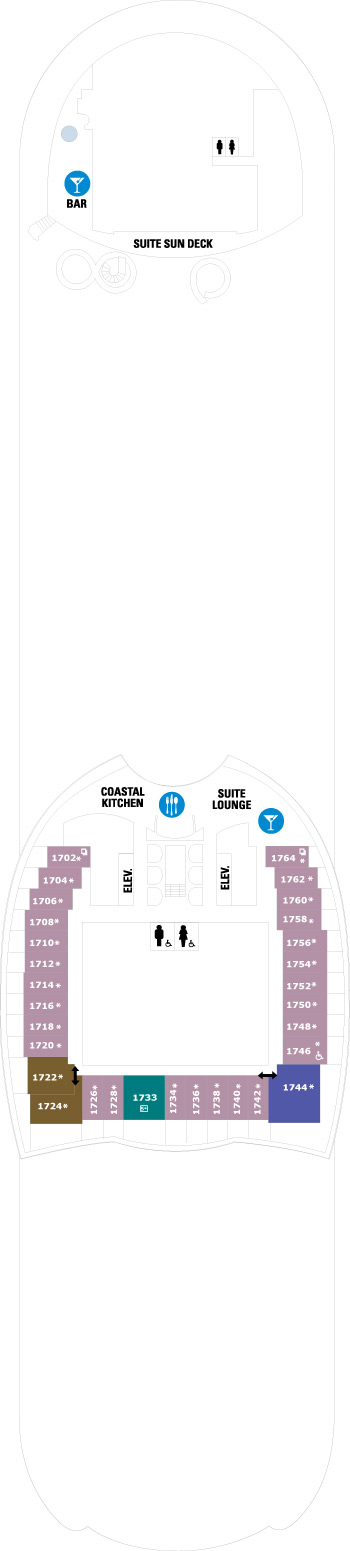 Symphony of the Seas Deck 17 deck plan
