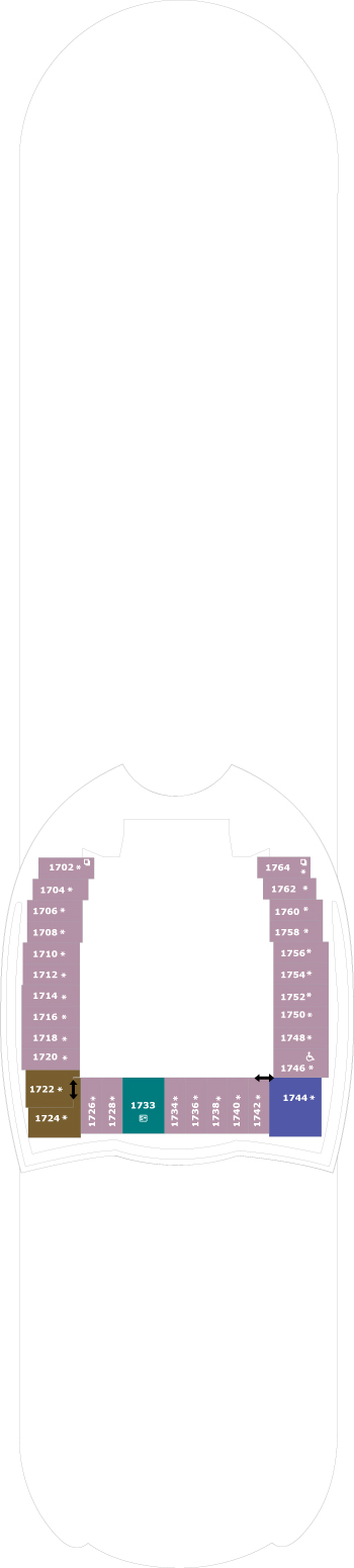 Symphony of the Seas Deck 18 deck plan