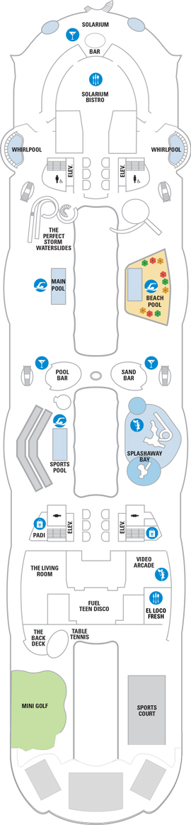 Symphony of the Seas Deck 15 deck plan