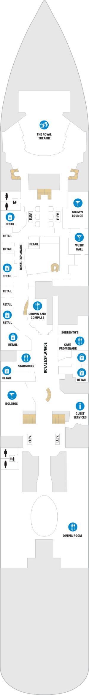Odyssey of the Seas Deck 4 deck plan