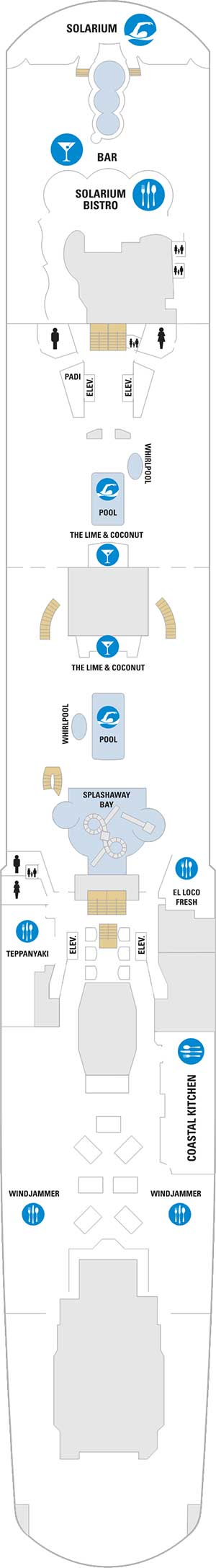 Odyssey of the Seas Deck 14 deck plan
