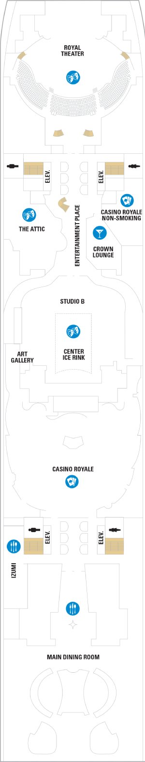 Wonder of the Seas Deck 4 deck plan