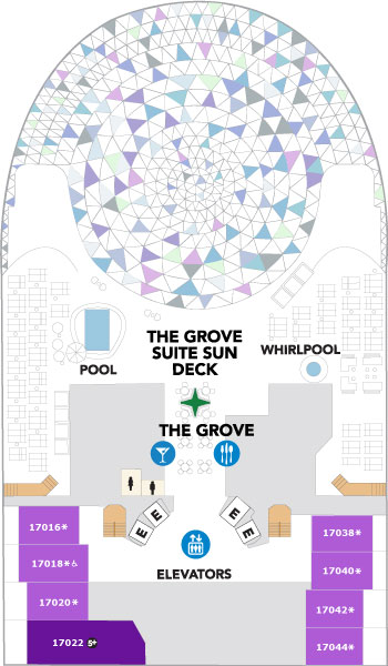 Star of the Seas Deck 18 deck plan