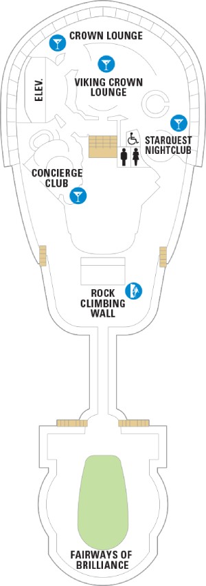 Brilliance of the Seas Deck 13 deck plan