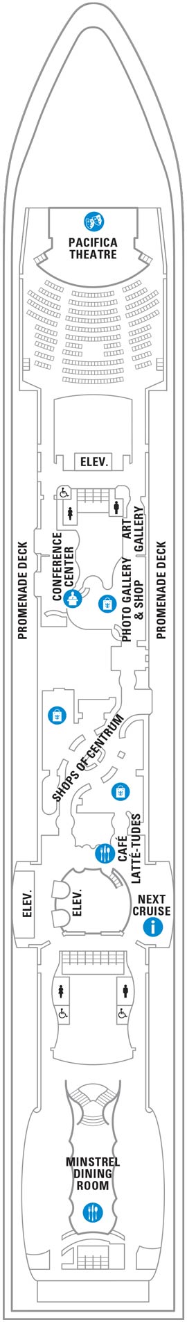 Brilliance of the Seas Deck 5 deck plan