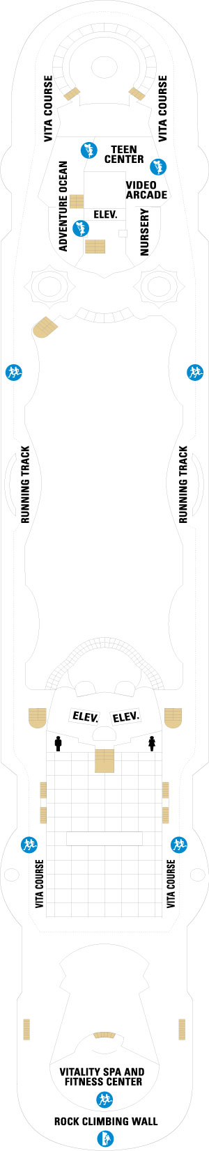 Enchantment of the Seas Deck 10 deck plan