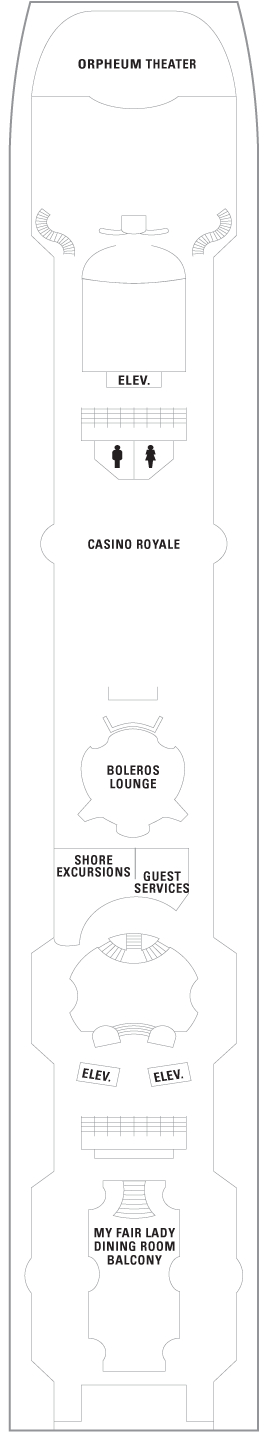 Enchantment of the Seas Deck 5 deck plan