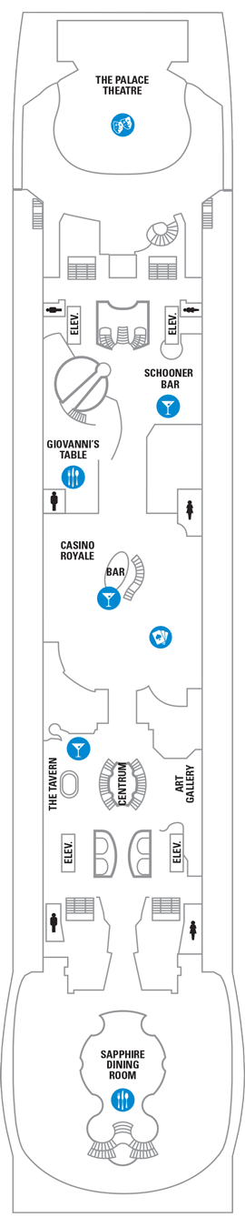 Explorer of the Seas Deck 4 deck plan