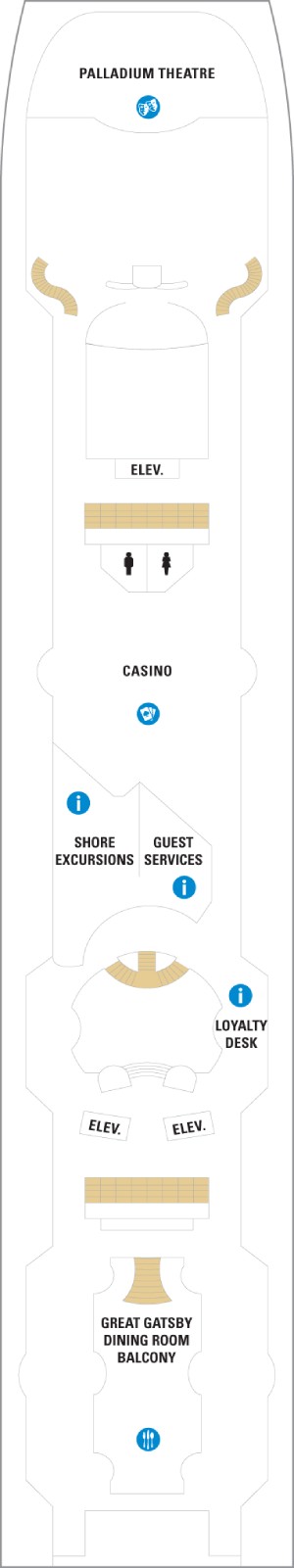 Grandeur of the Seas Deck 5 deck plan