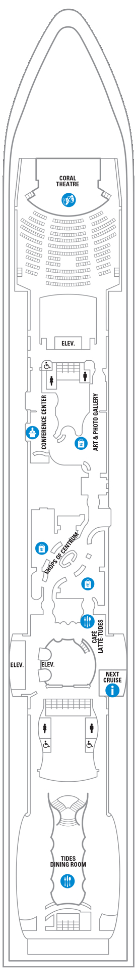 Jewel of the Seas Deck 5 deck plan