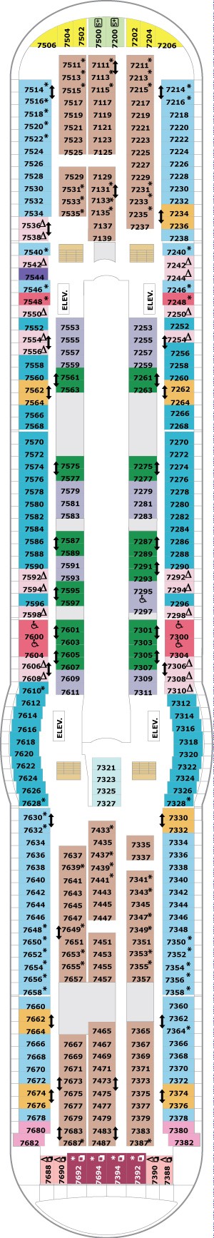 Mariner of the Seas Deck 7 deck plan