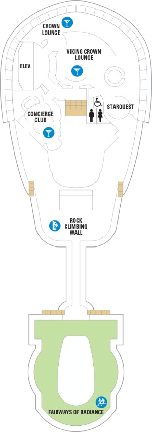 Radiance of the Seas Deck 13 deck plan