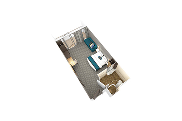 Spacious Ocean View Stateroom with Balcony
