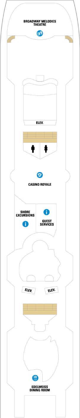 Rhapsody of the Seas Deck 5 deck plan