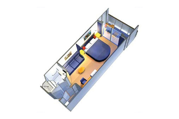 Ocean View Stateroom with Balcony 