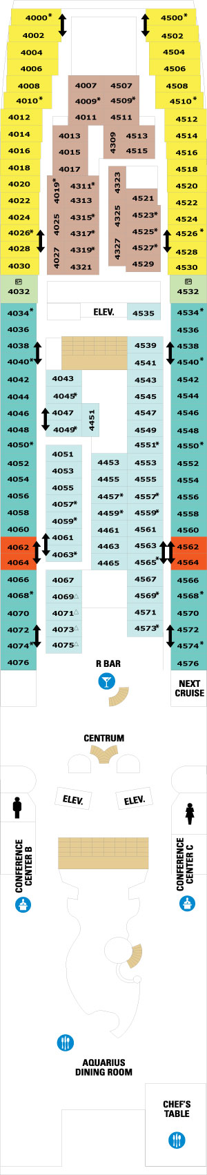 Vision of the Seas Deck 4 deck plan