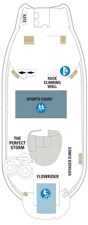 Voyager of the Seas Deck 13 deck plan