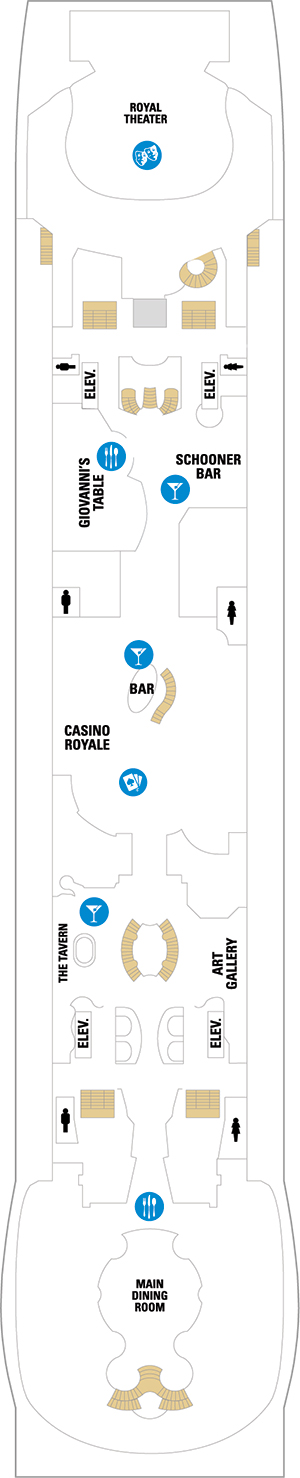 Voyager of the Seas Deck 4 deck plan