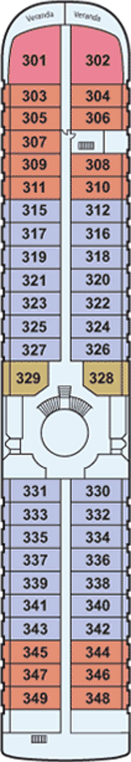 Viking Emerald Middle Deck deck plan