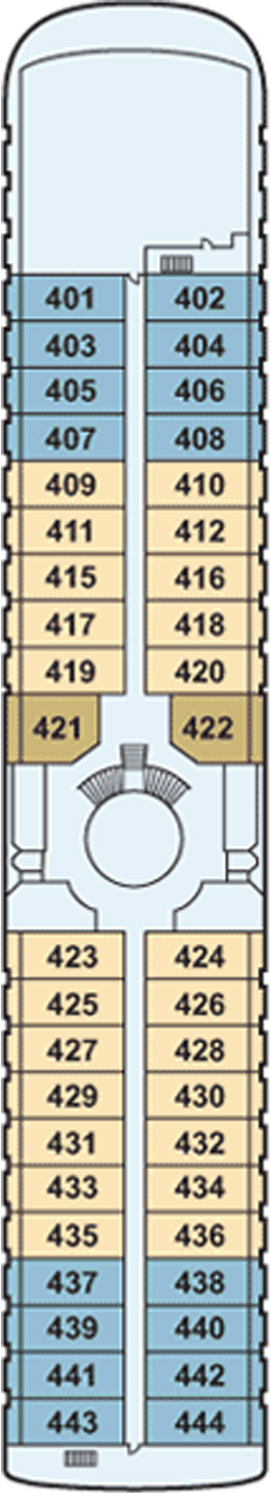 Viking Emerald Upper Deck deck plan