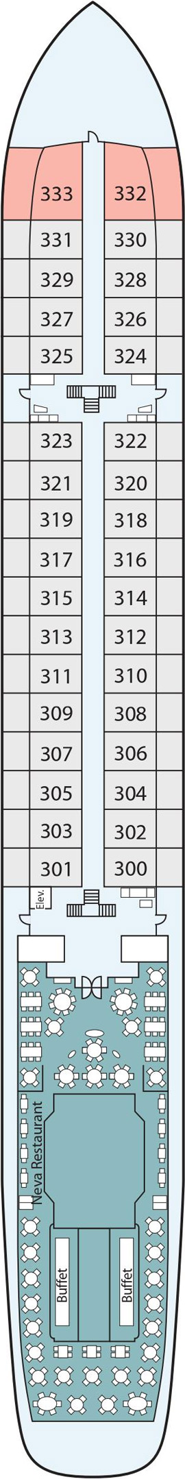Viking Ingvar Middle Deck deck plan
