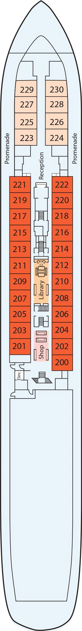Viking Truvor Main Deck deck plan