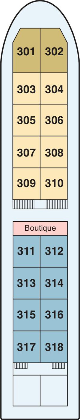 Viking Mekong Upper Deck deck plan