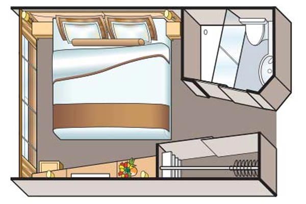 French Balcony Stateroom