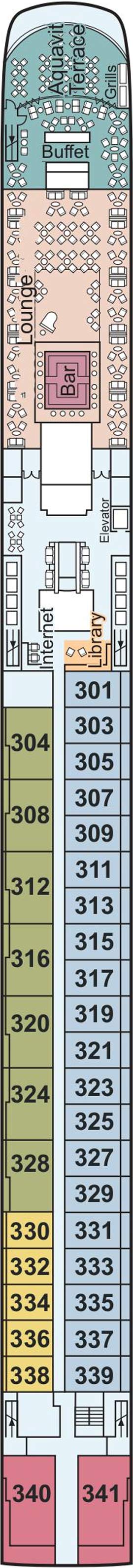 Viking Modi Upper Deck deck plan