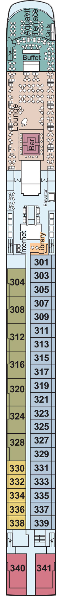 Viking Hild Upper Deck deck plan