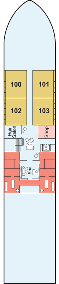Viking Ra Main Deck deck plan
