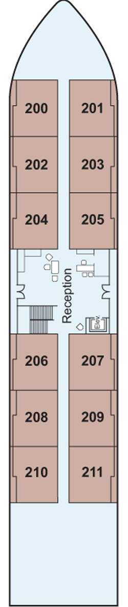 Viking Ra Middle Deck deck plan