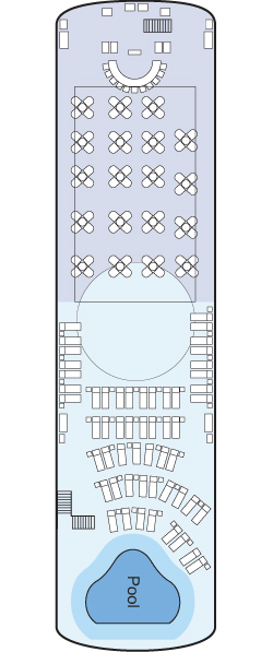 MS Antares Sun Deck deck plan