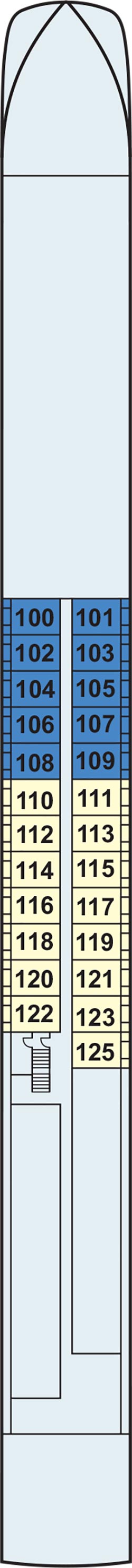 Viking Hervor Main Deck deck plan