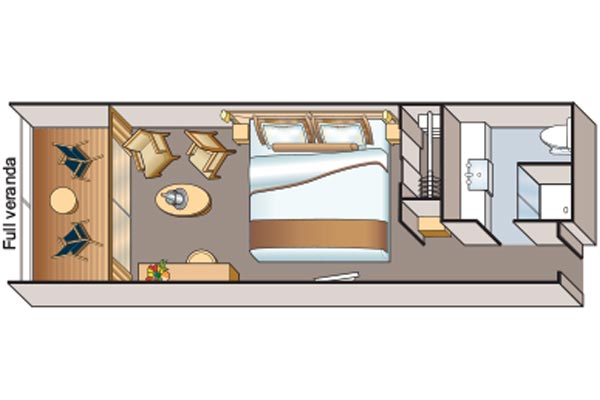 Deluxe Veranda Stateroom