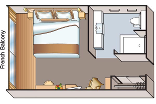 French Balcony Stateroom