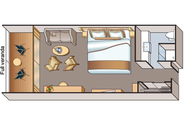 Penthouse Veranda Stateroom